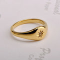 Stainless Steel Five-pointed Star Three-dimensional Ring - Viexta