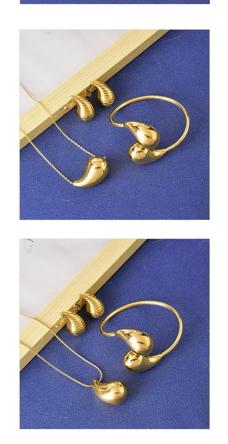 18k Water Drop Vintage Bracelet - Viexta