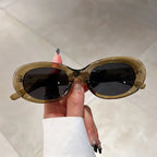 Retro Oval Sunglass
