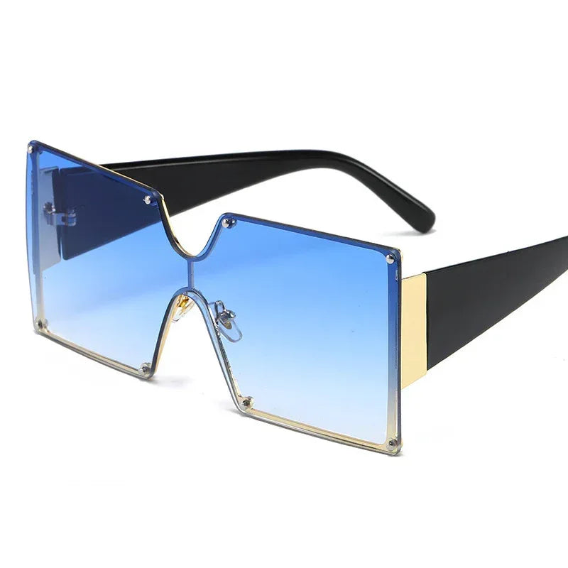 One Piece Square Sunglasses - Viexta
