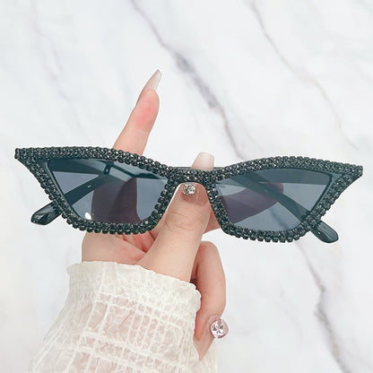 Classic Cat Eye Diamond Sunglasses