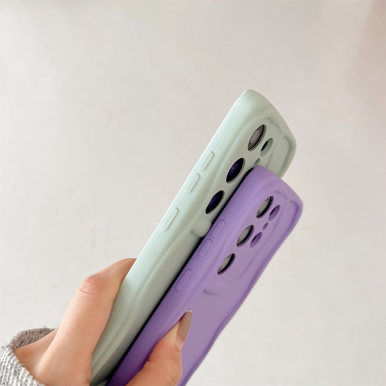 Cream Border  Anti Drop Samsung Case