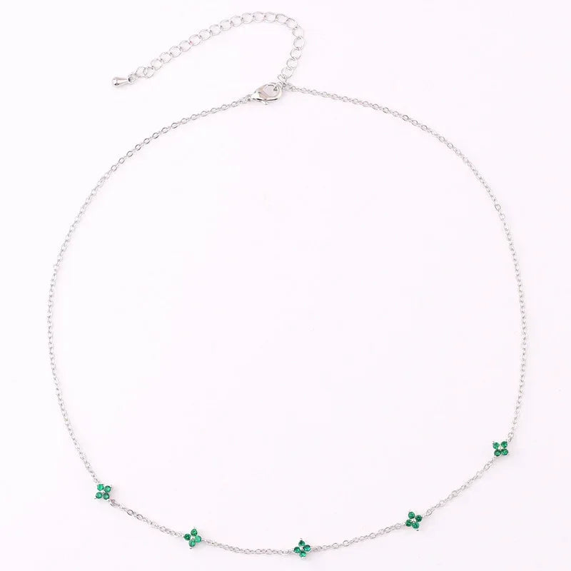 blue-flower-necklace - Viexta