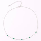 blue-flower-necklace - Viexta