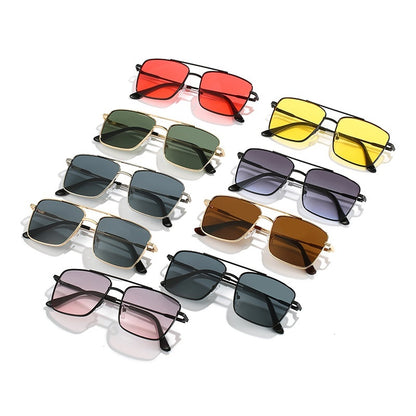 Metal Frame Sunglasses Retro Lens