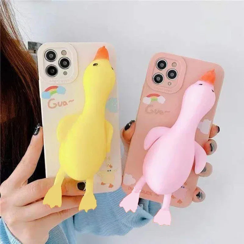 Cartoon Kneading Duck iPhone case - Viexta