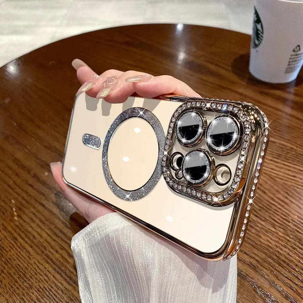 magnetic-transparent-iphone-silicone-protective-cover - Viexta