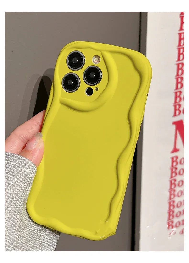 Solid Macaron Liquid Silicone Phone Case - Viexta