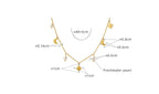 Star Moon Pearl Tassel Necklace - Viexta