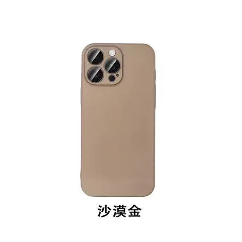 Minimalist Titanium-textured Casual iPhone Case - Viexta