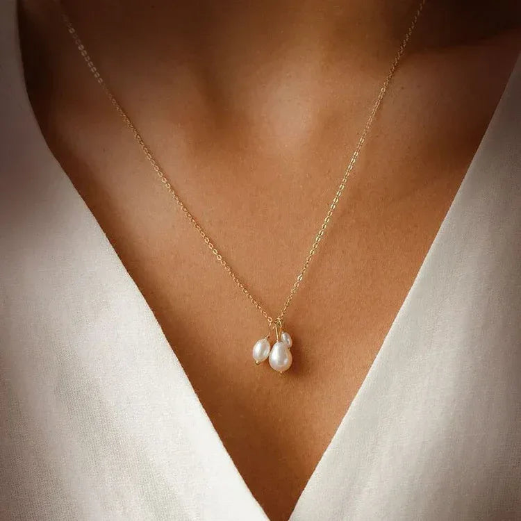 Baroque Pearl Necklace - Viexta