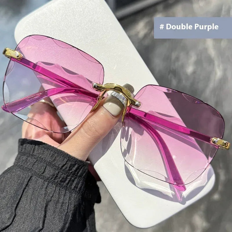 frameless-trimming-internet-famous-sunglasses - Viexta
