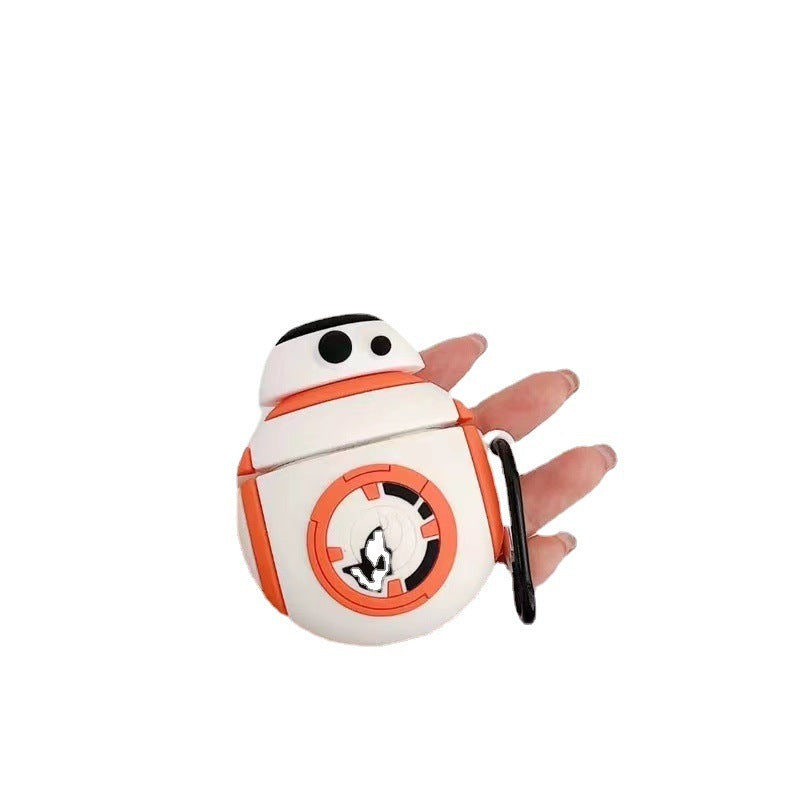 Robot Wireless Bluetooth Earphone Case