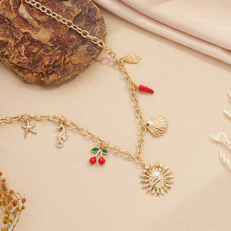 Women's Summer Starfish Necklace