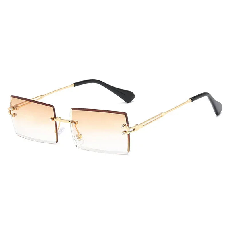 Frameless Cut Edge Sunglasses - Viexta