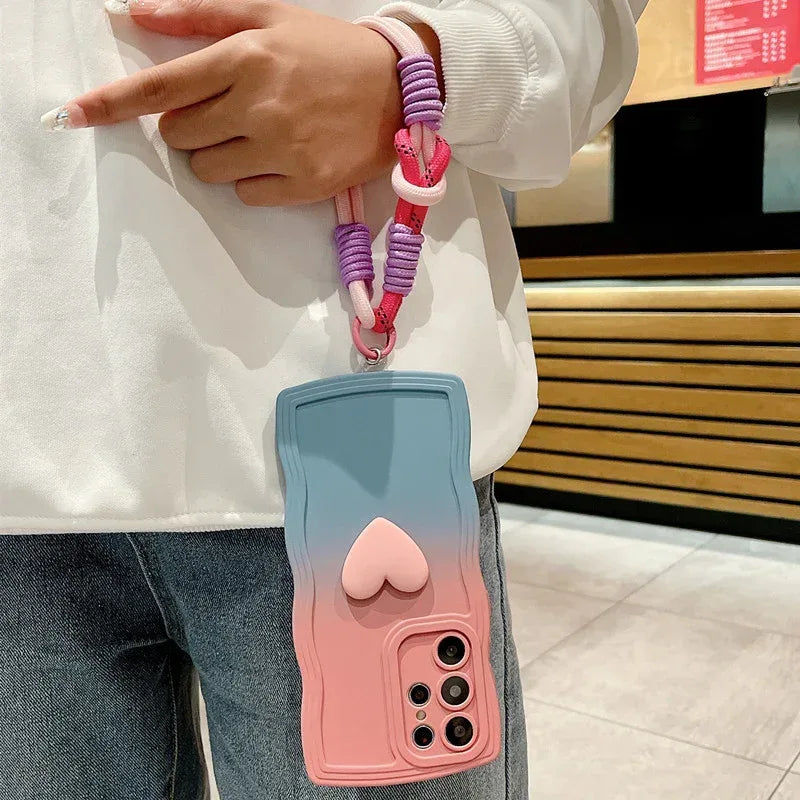 Love S23 Lanyard Samsung Case - Viexta