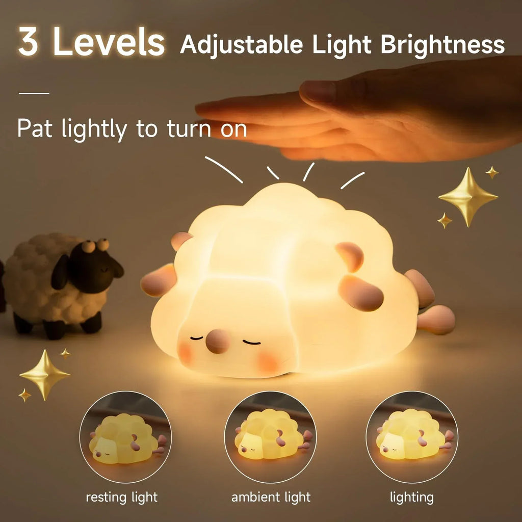 Cute Silicone Cartoon Night Light - Viexta