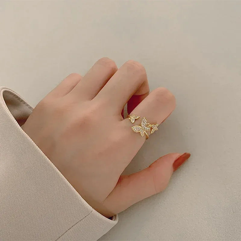 Double Layer Zircon Ring - Viexta
