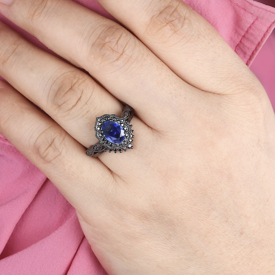 Retro Gun Black Ring