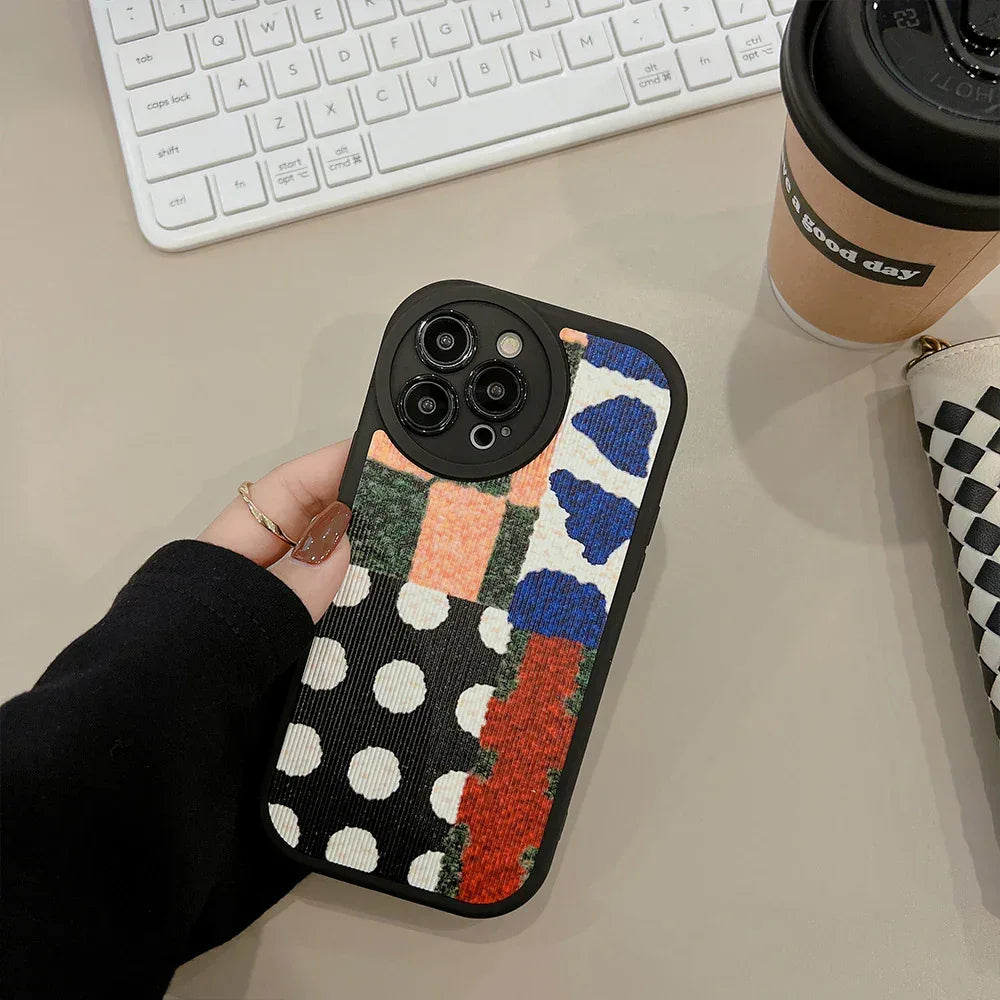 art-color-patchwork-iphone-case - Viexta