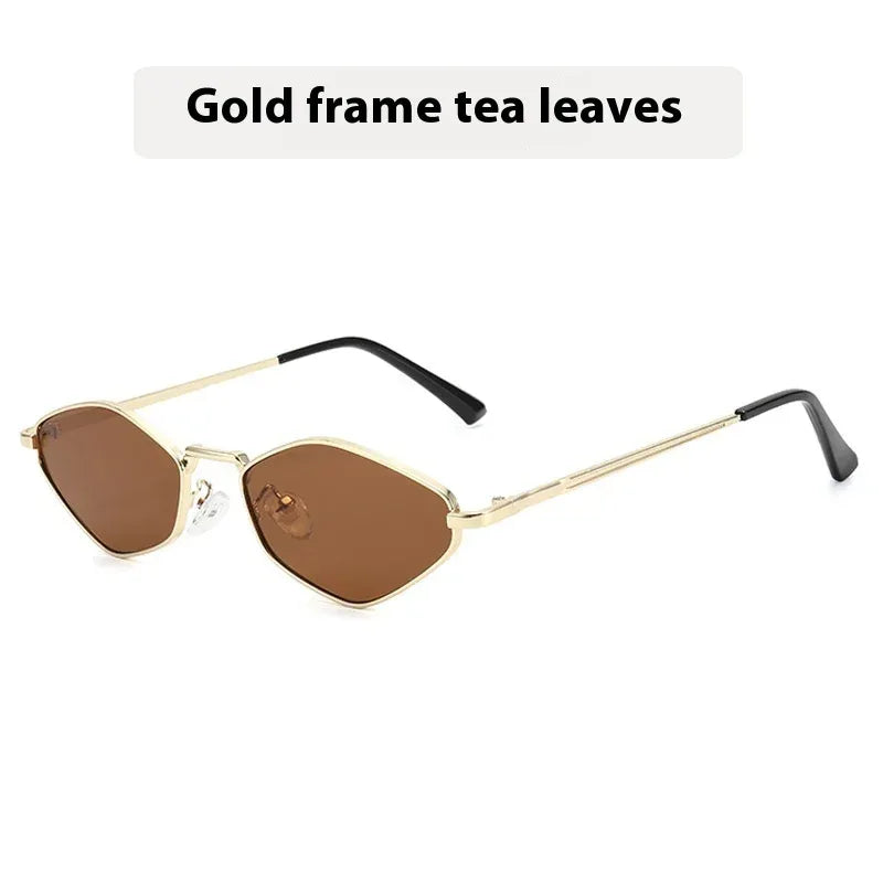 Cat Eye Metal Sunglasses - Viexta
