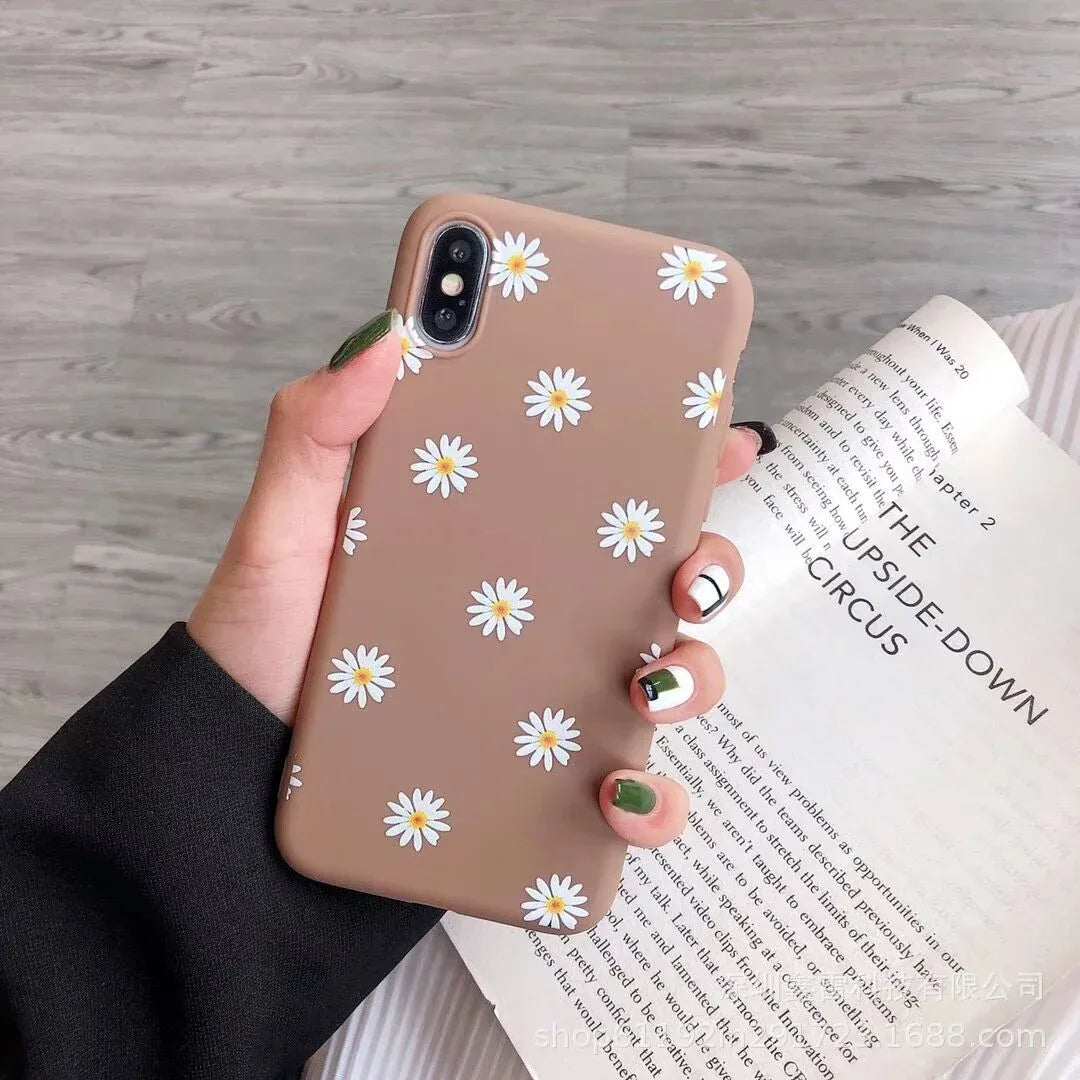 Small daisy iPhone case - Viexta