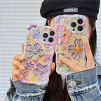 Blue Light Oil Painting iPhone Case - Viexta