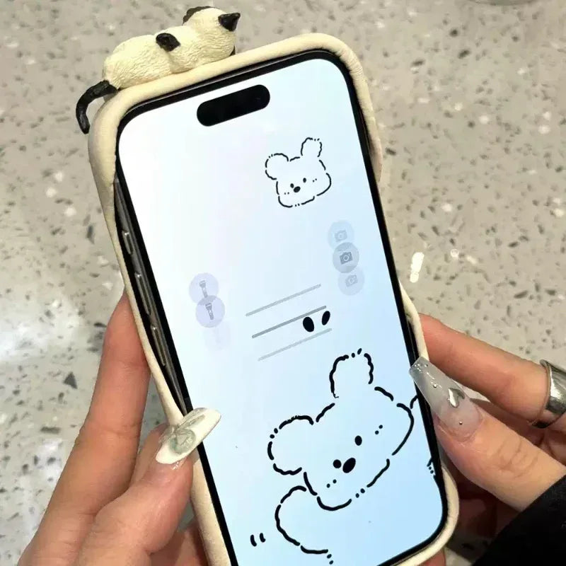 Three-dimensional Cat Drop-resistant iPhone Case - Viexta