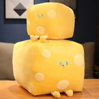 Children's Cube Butter And Cheese Pillow Plush Toys - Viexta