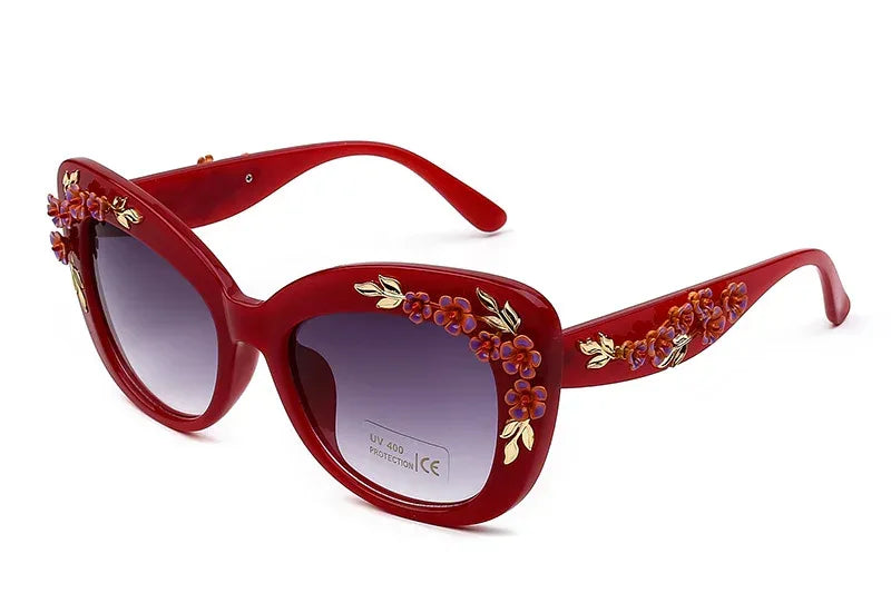 Women Sunglasses Flower - Viexta