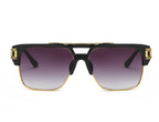 Retro Colorful Reflective Sunglasses