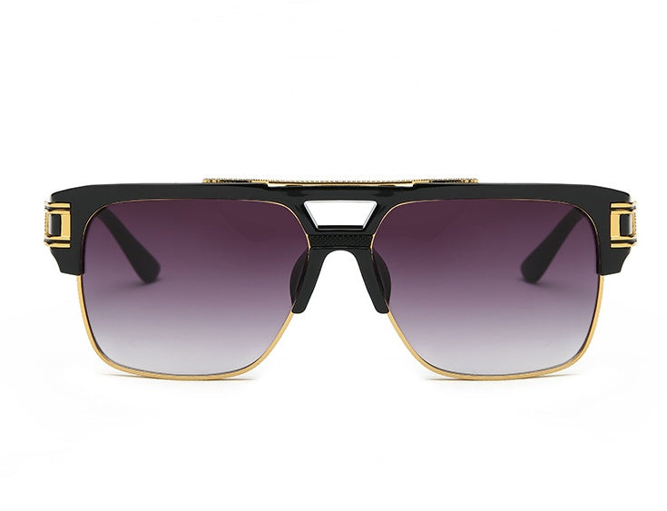 Retro Colorful Reflective Sunglasses
