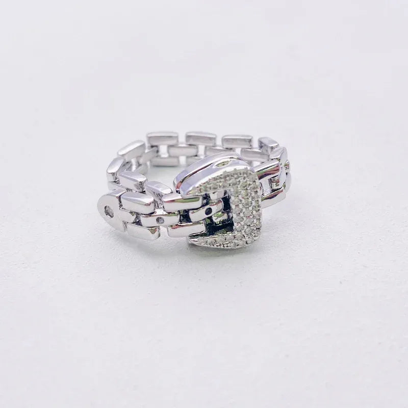 18k-soft-chain-snake-ring-bracelet - Viexta