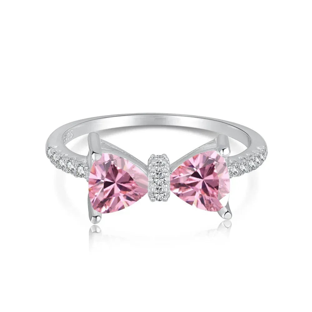 s925-sterling-silver-bow-womens-ring - Viexta
