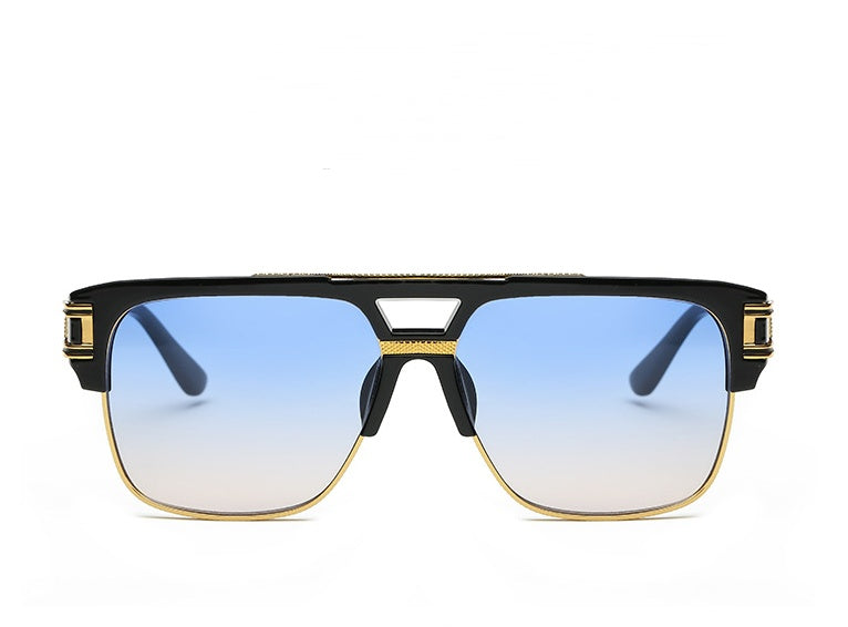 Retro Colorful Reflective Sunglasses