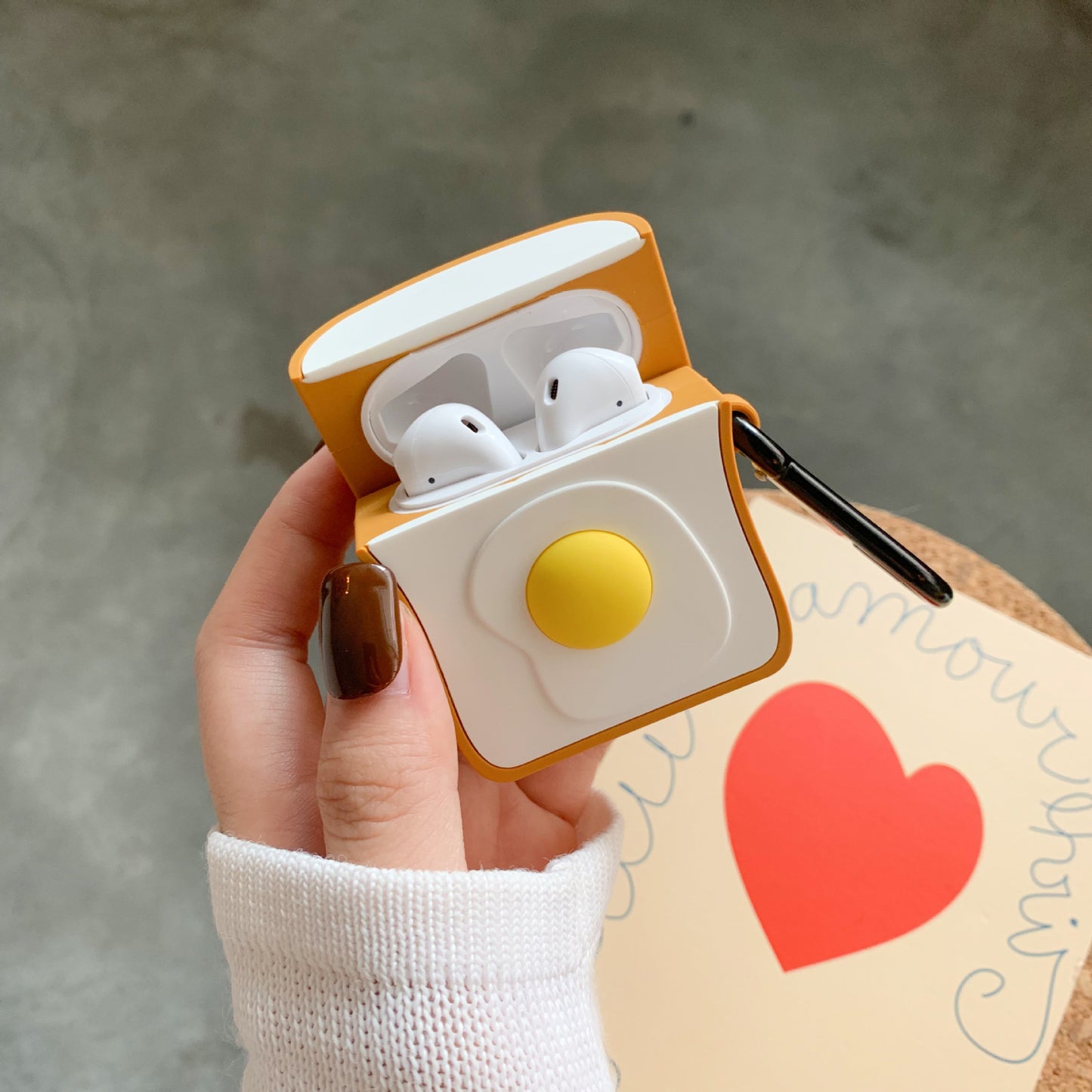 Breakfast Egg Toast Airpod Case