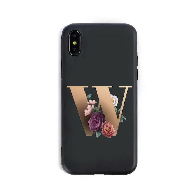 26 English Alphabet Silicone Phone Cases for IPHONE - Viexta