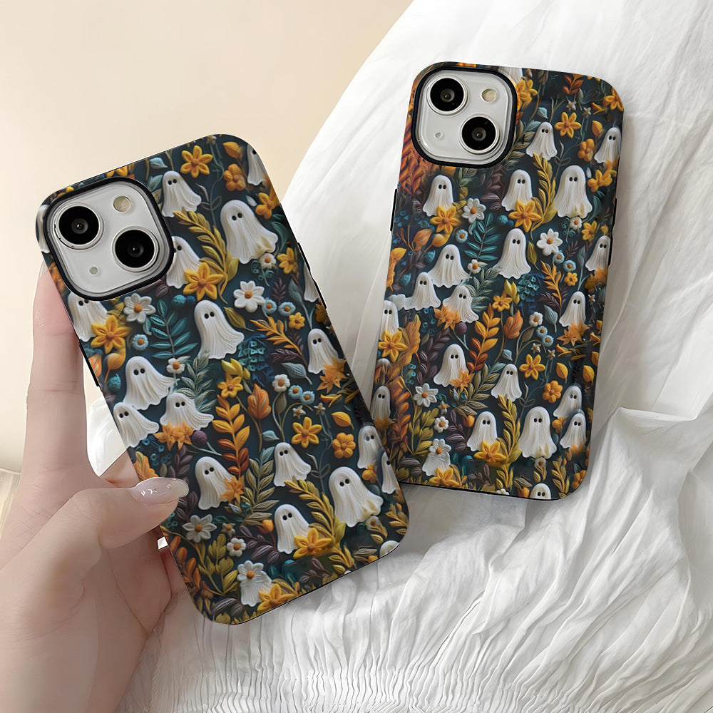 Skull Jelly Frosted Glossy iPhone Case