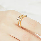 Women's Irregular Double-layer Ring - Viexta