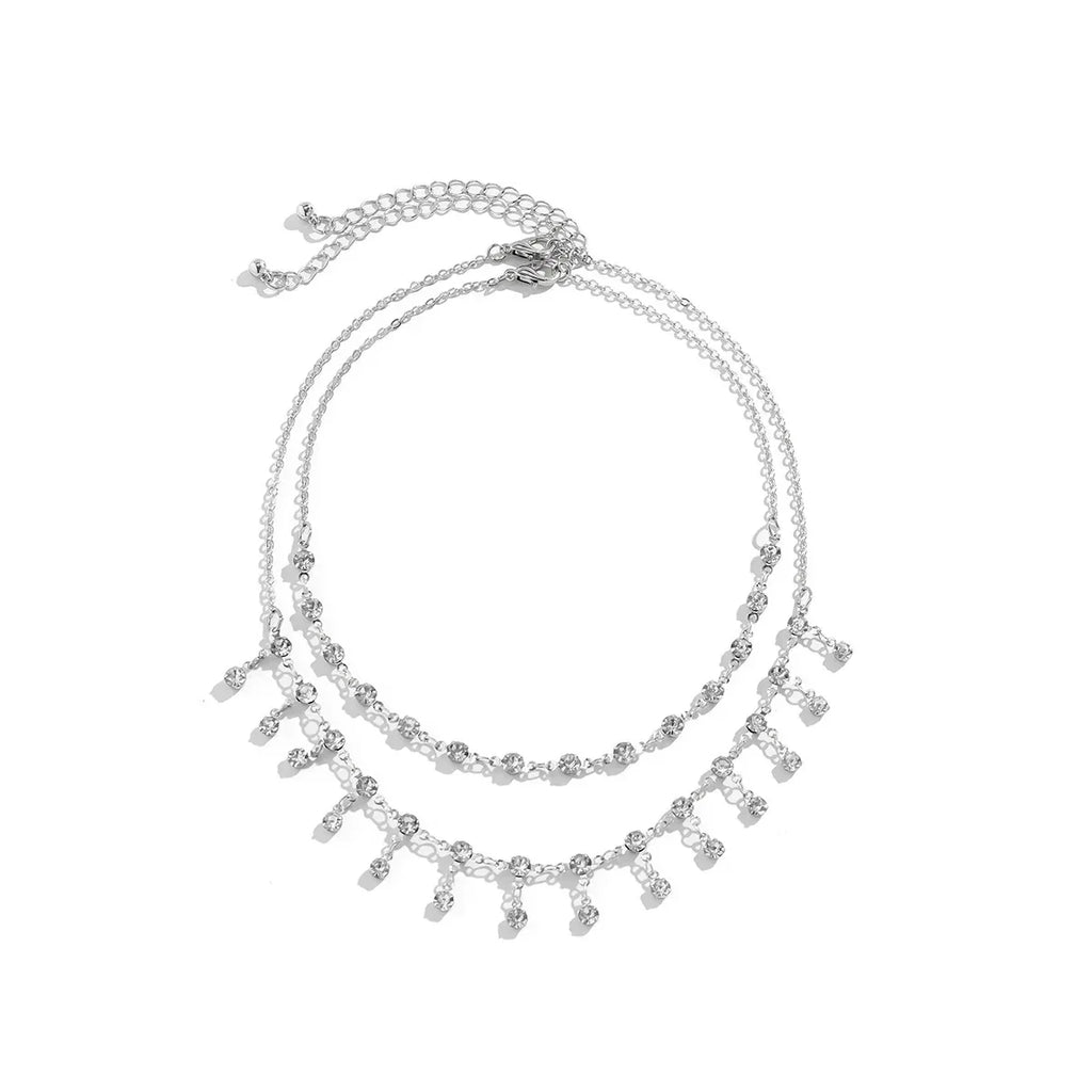 Graceful Zirconic Neckpiece/Anklet - Viexta