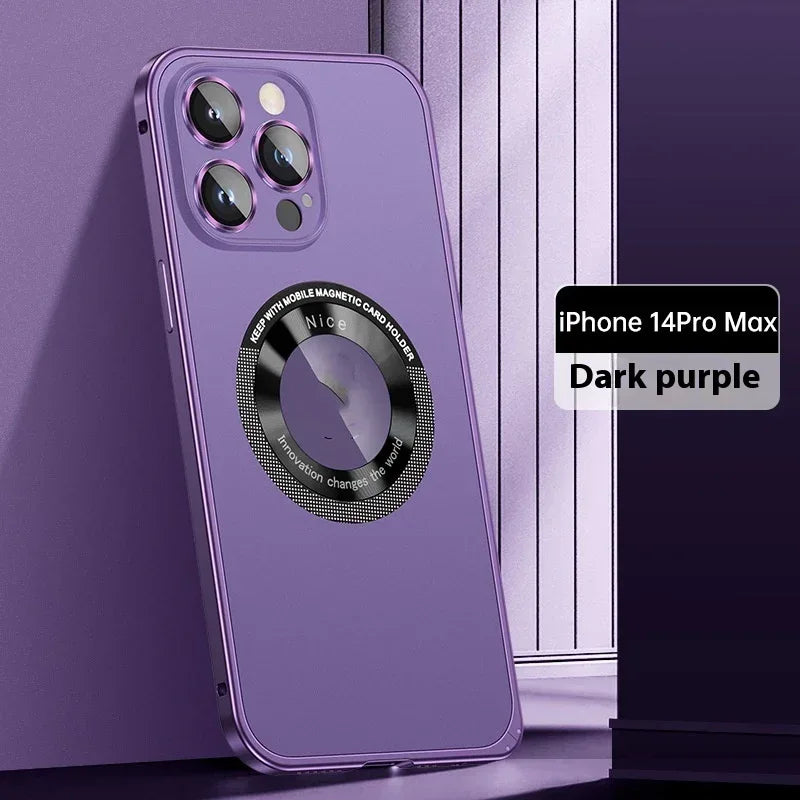 Spring Fastener Metal Frame iPhone Case - Viexta