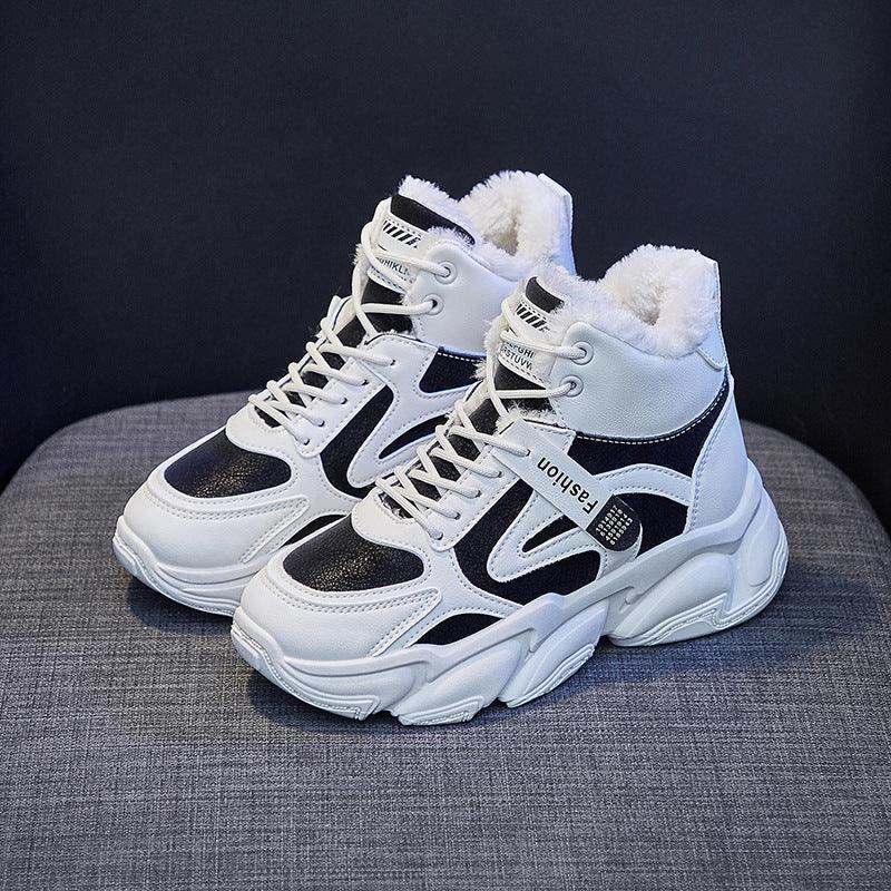 Fleece-lined Clunky Sneaker - Viexta