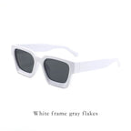 Classic Thick Square Frame Sunglasses - Viexta