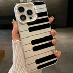 Black And White Piano Key-themed iPhone Case