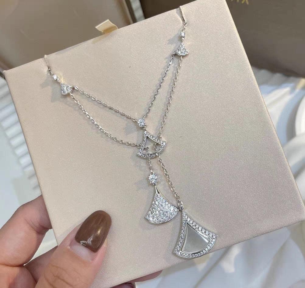 multi-fan-tassel-white-shell-necklace - Viexta