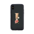 26 English Alphabet Silicone Phone Cases for IPHONE