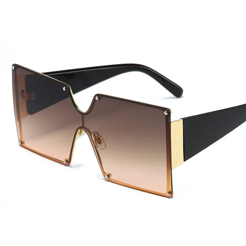 One Piece Square Sunglasses - Viexta