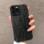 Flowers And Branches Silicone Frosted iPhonde case - Viexta
