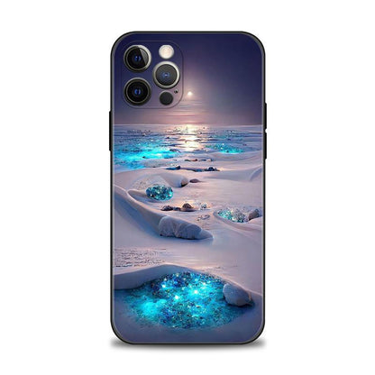 Back Cover Painted Drop-resistant Beach iPhone Case