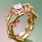 Personalized Flower Ring